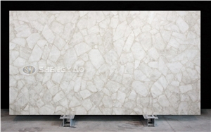 Wall Panel Semi Precious Stones Quartz Slabs