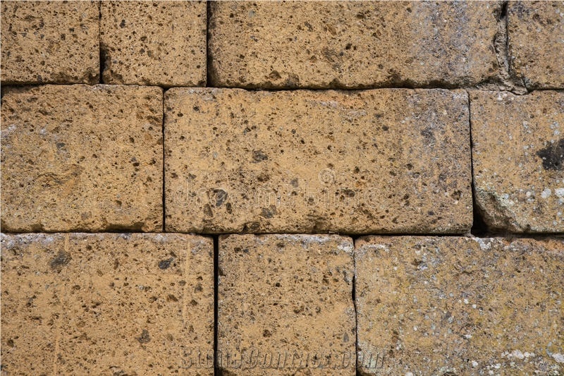 Armenia Yerevan Tuff Old Stone Wall Texture