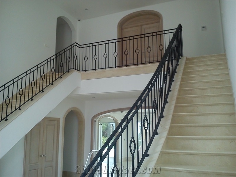 Codacal Real Limestone Staircase- Risers, Steps