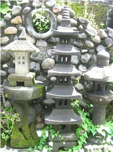 Patung Taman Basalt Garden Lantern