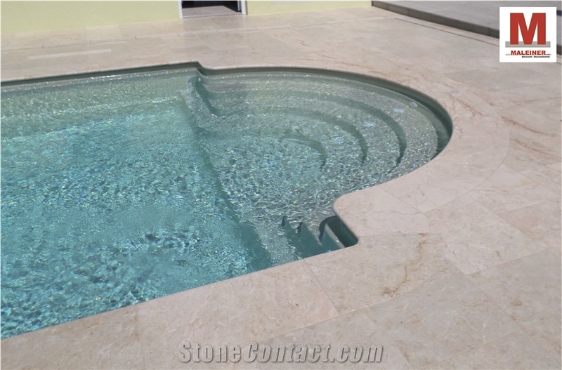 Pool Pavers Floor Plates Limestone Crema Beige