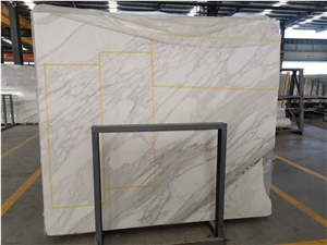 Bianco Carrara Statuario Marble Slab