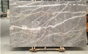 Fior Di Pesco Grey Marble Tile Wall Covering