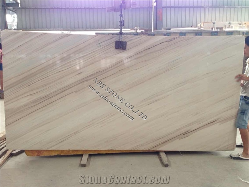 Palisandro White Marble Slab Wall Covering Tiles
