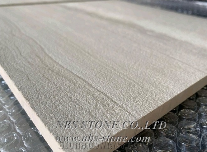 White Wooden Sandblasted Special Marble Covering