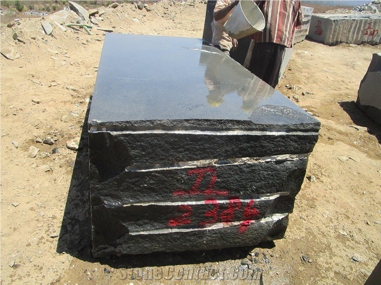 G20 Dark Bengal Black Granite Block