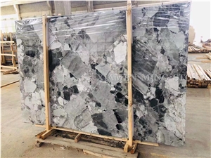 Pandora White Marble Slab, China New Grey Stone Hotel Project Material