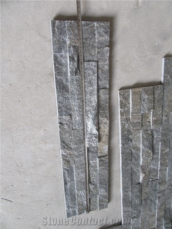 Fish Grey Quartzite Split Cultured Stone Veneer