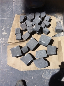 Black Basalt Cube Stone, Turkey Volcanic Pavement