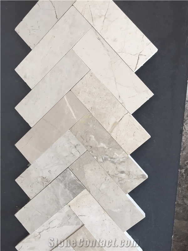 Cathedral Light Grey Polished Limestone Tiles