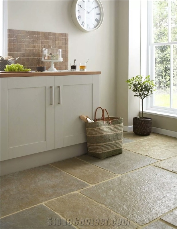 Umbrian Limestone Tiles For Flooring, Limestone Tile Flooring