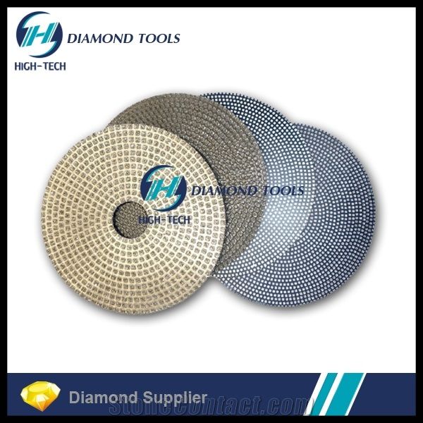 8/" Inch 200mm DIAMOND POLISHING PAD 8 Piece Granite Concrete Sanding Glass stone