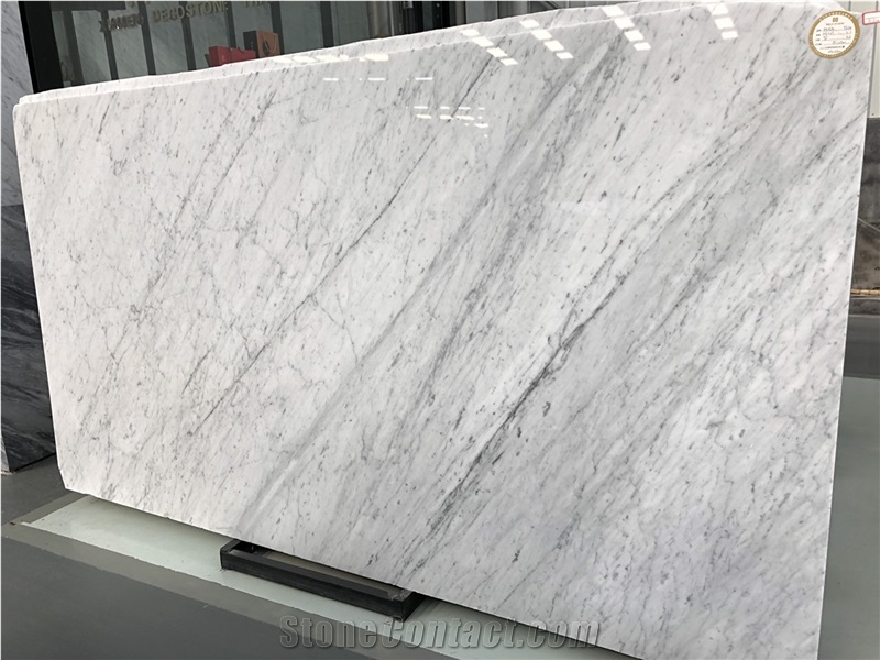 Bianco Carrara Gioia Marble Bookmatch Walling Slab From China StoneContact Com