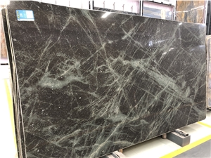 Brazil Grey Marble with Forest Green Vein