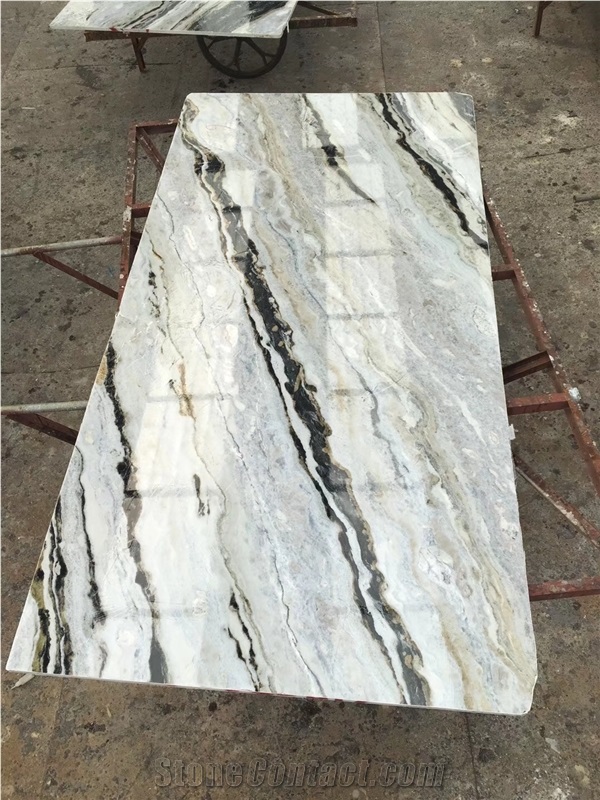 China Blue Marble Walling Slabs& Cut to Size Tiles