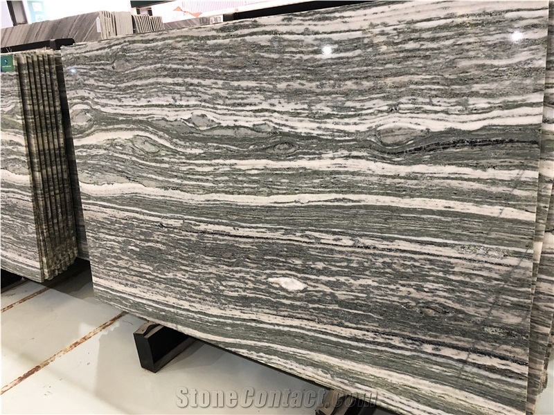 China Crystal Wooden Grain Marble Floor Slab&Tile