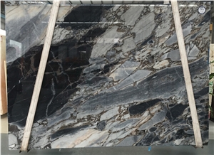 China Galaxy Blue Marble Walling Slab/ Cut to Size