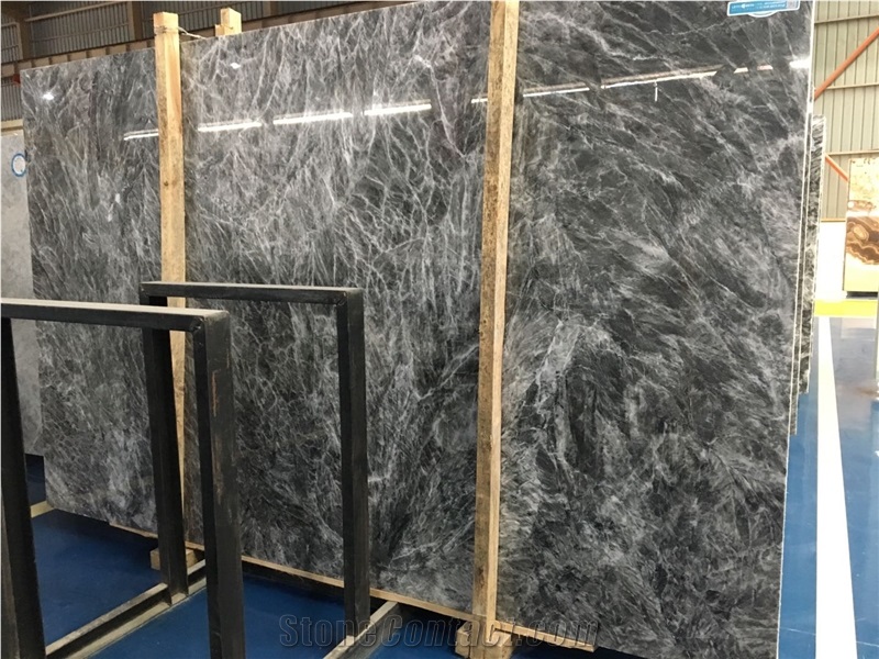 China Gray Alps Marble Walling Slabs/Flooring Tile