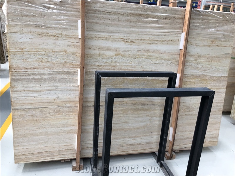 China Yellow Wooden Grain Bookmatch Walling Slabs