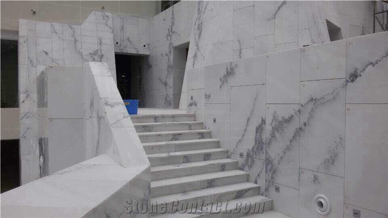 Chinese Han White Jade Marble For Wall Cladding