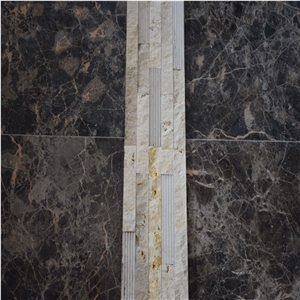 Customized Split Faced Slate Stone Ledger Panel