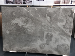 Polished Grey Marble Slabs for Floor Covering