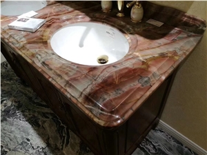 Polished Venice Red Marble Slabs for Wall Cladding