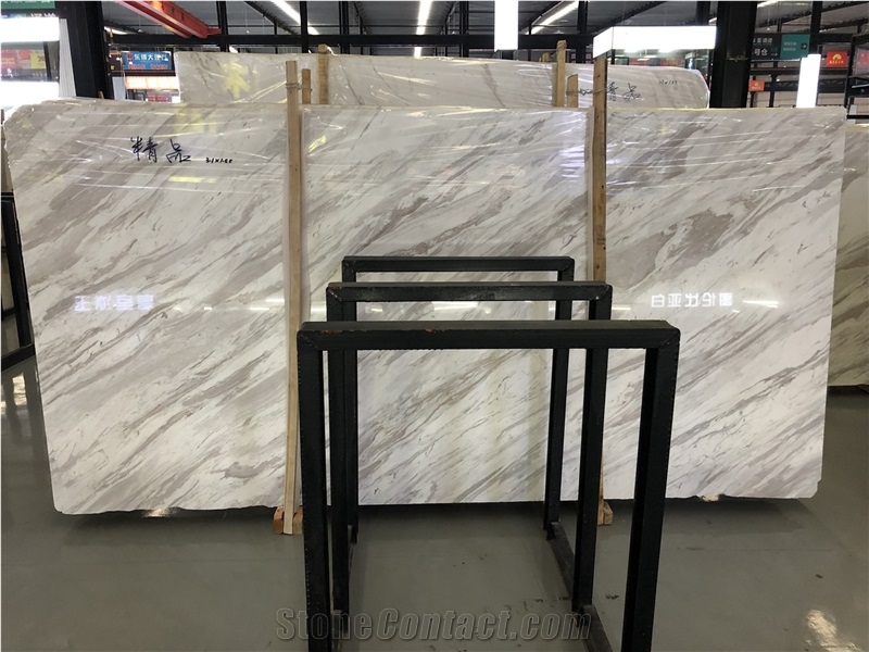 Volakas White Marble Walling Slab/ Flooring Tiles