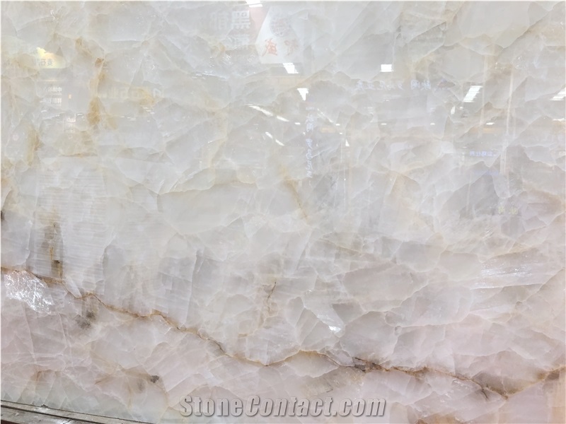 White Onyx For Countertops / Walling Backlit Slabs