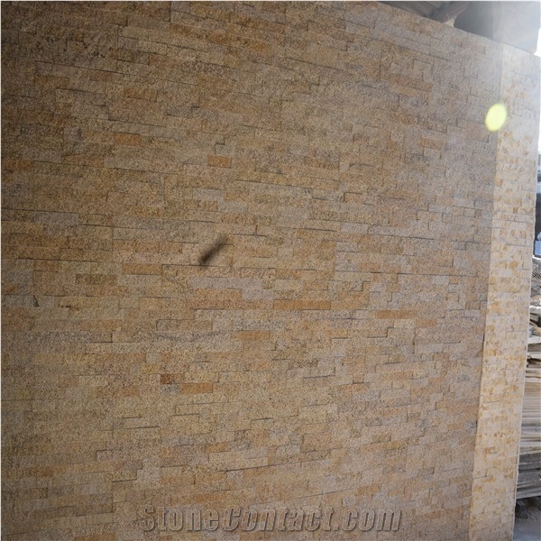 Yellow Brick Split Faced Marble Mosaics for Sale