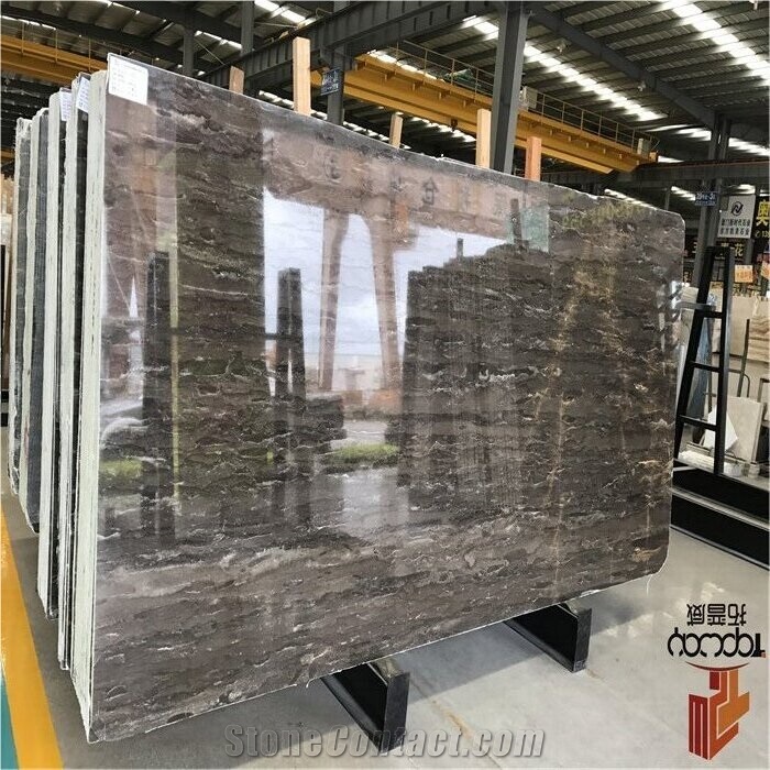 Cheap Silver Grey Marble Slabs for Floor Cladding