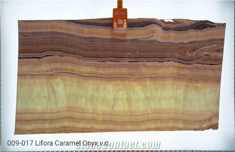 Lifora Caramel Onyx Slabs