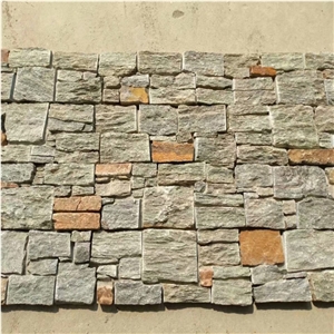 Natural Slate Stone Wall Cladding with Cement