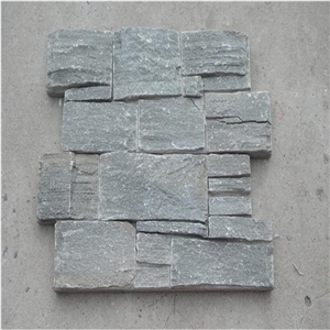 Natural Slate Stone Wall Cladding with Cement