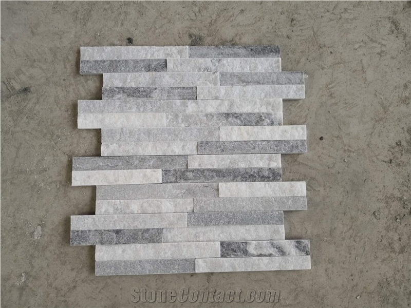 Alaska Grey Quartzite Ledger Panels for Fireplace