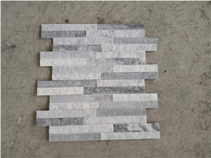Alaska Grey Quartzite Ledger Panels for Fireplace