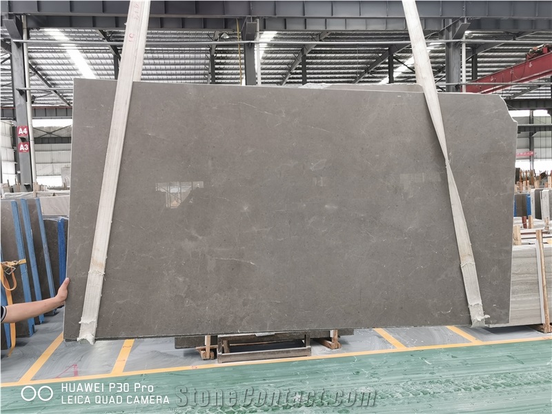 New Arrival Pure Grey Marble Interior Floor Tiles