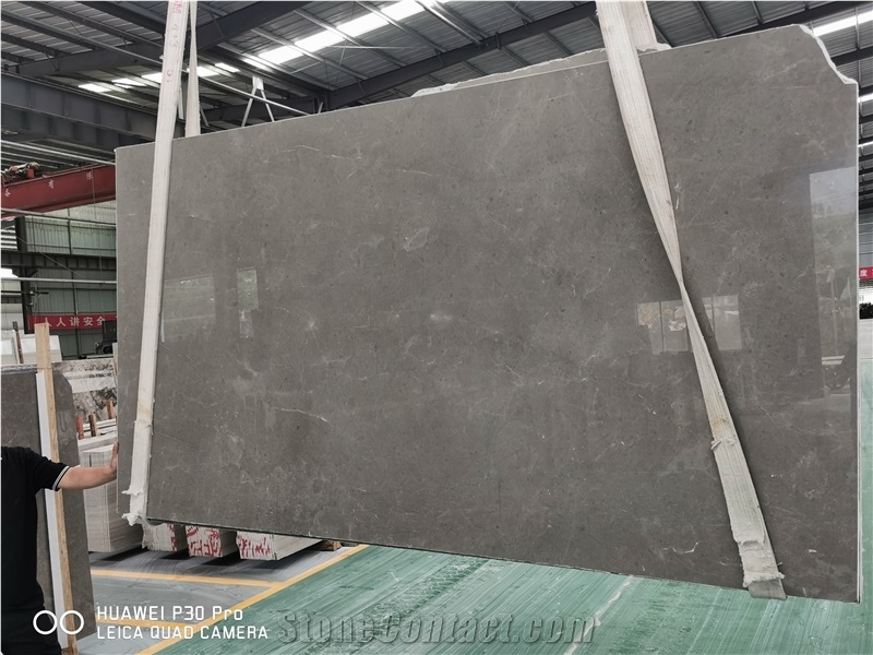 New Arrival Pure Grey Marble Interior Floor Tiles