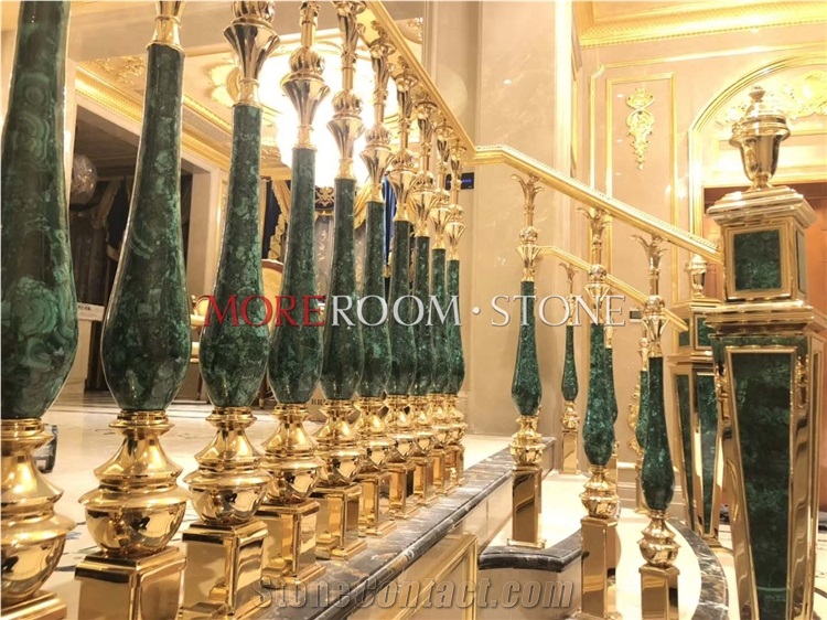 Green Malachite Price Dining Table Top Gemstone