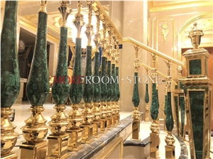 Green Malachite Price Dining Table Top Gemstone