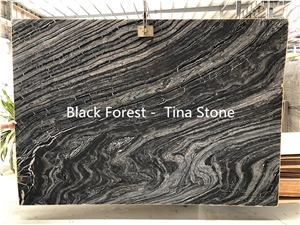 Black Forest Stone Slab Wall Tile Counter Top
