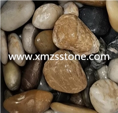 High Polished White River Pebble Stone & Cobbles