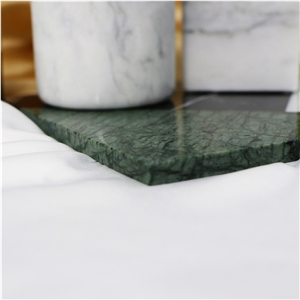 Polished Three-Color Marble Kitchen and Bathroom Tray