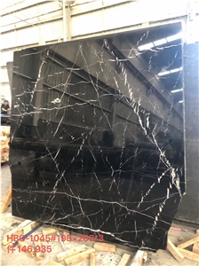 Black Marble Nero Marquina Slabs Floor Tiles