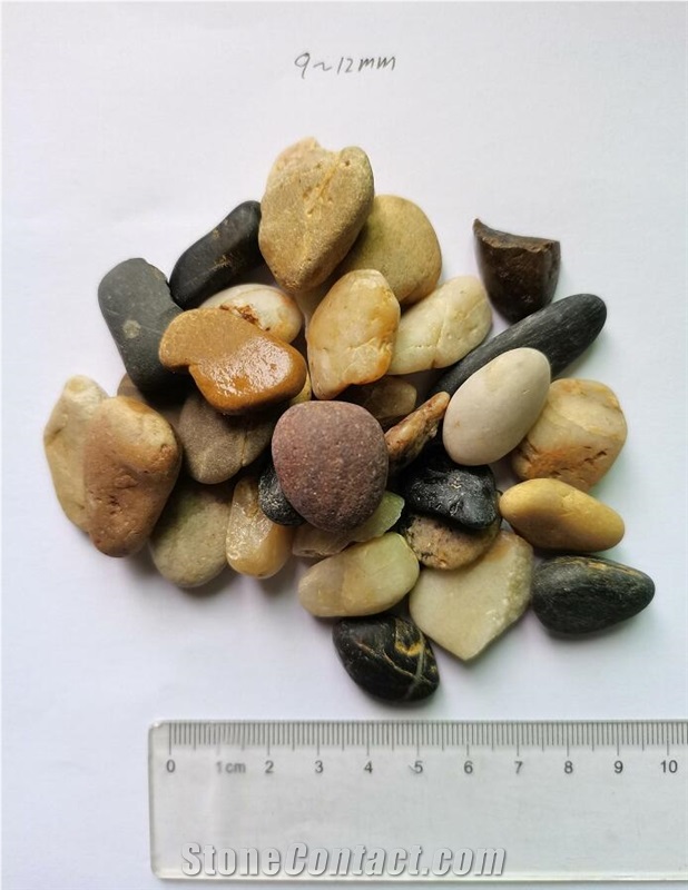 Multi-Color Pea Gravel Pebbles for Landscape