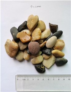 Multi-Color Pea Gravel Pebbles for Landscape