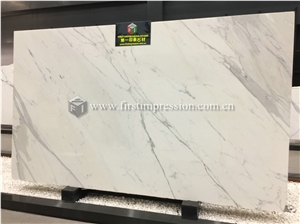 Italy White Marble Calacatta Gold Slabs