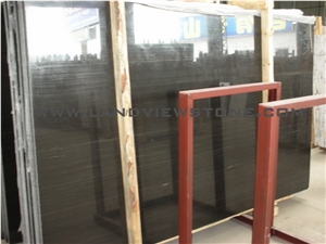 Black Wood Grain Slabs, Black Grain Marble Tiles