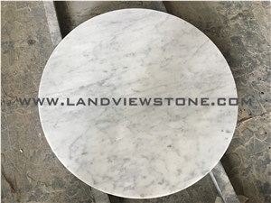 Carrara White Table Top, White Marble Worktops