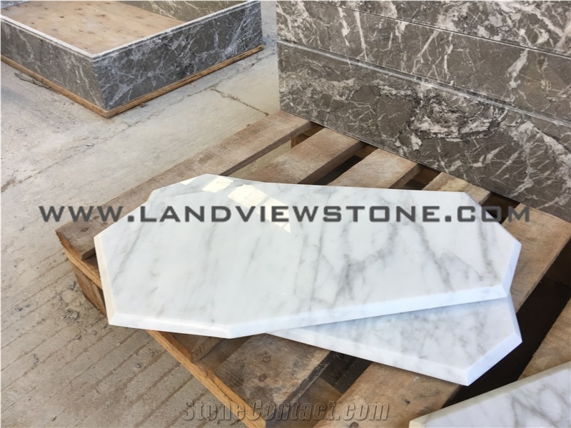 Carrara White Table Top, White Marble Worktops